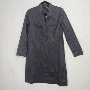 COS Dark Grey Lapel Neck Classic Shirt Dress 6